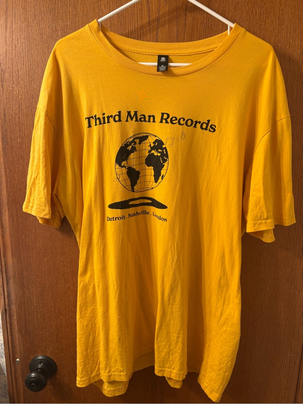 Third Man Records gold tee Women XL Men